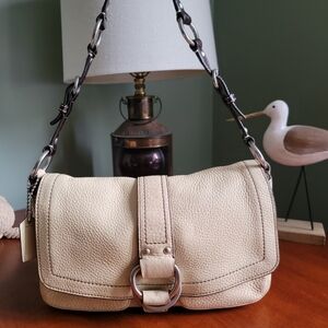 Coach F10893 Chelsea Field Cream Soft Milled Cowhide Leather Crossbody Bag